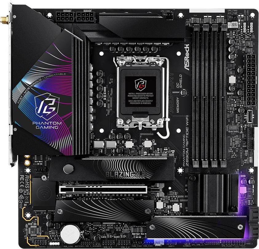 ASRock Phantom Gaming Z890M RIPTIDE WIFI (90-MXBPK0-A0UAYZ)