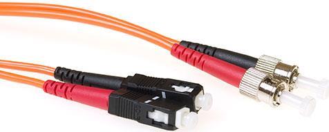 ADVANCED CABLE TECHNOLOGY 0.5 meter LSZH Multimode 50/125 OM2 fiber patch cable duplex