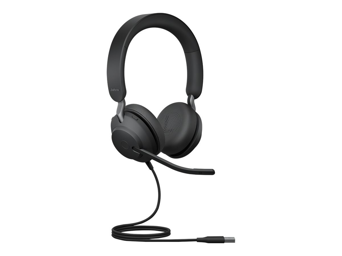 Jabra Evolve2 40 SE UC Stereo On-Ear Headset Schwarz
