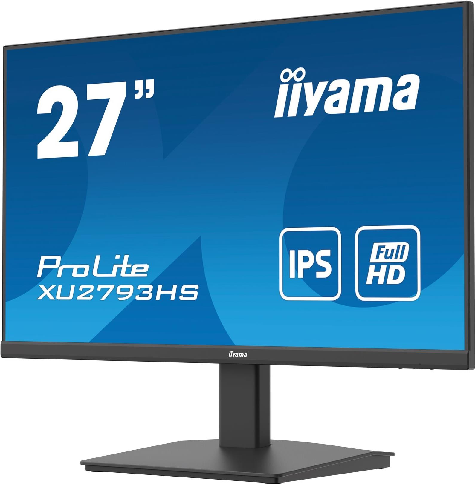 iiyama ProLite XU2793HS-B7 27" IPS Monitor 1920 x 1080 100 Hz Schwarz