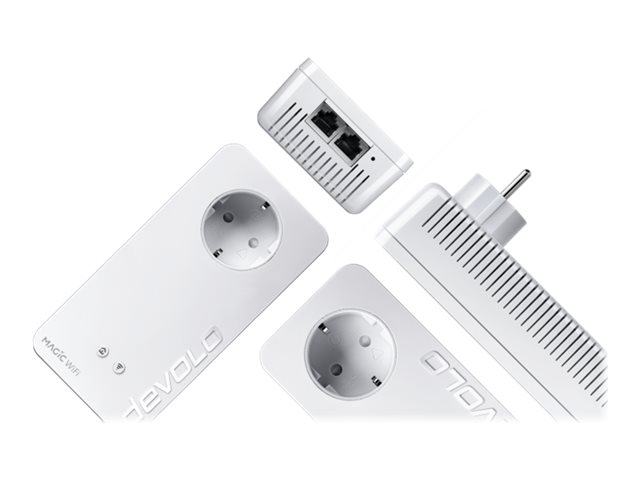 devolo Magic 2 WiFi next Starter Kit PowerLine-Bridge Wi-Fi 5 Weiß