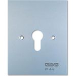 Metall-Abdeckung 125x100mm o.Symbole 6.28 WUG (6.28WUG)