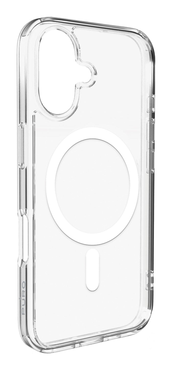 Puro Schutzhülle für Apple iPhone 17 MagSafe-kompatibel Transparent Weiß