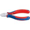 Knipex 76 22 125 Elektronik- u. Feinmechanik Seitenschneider ohne Facette 125 mm