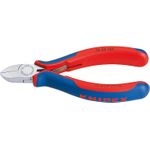 Knipex 76 22 125 Elektronik- u. Feinmechanik Seitenschneider ohne Facette 125 mm