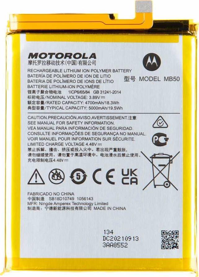 Motorola Li-Ionen Akku MB50 für XT2175 Motorola Moto G200 5G (SB18D10749)