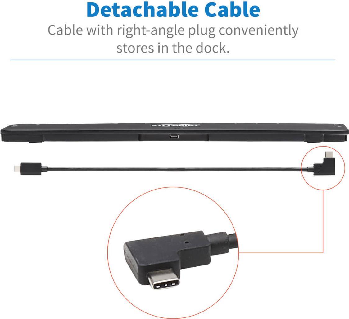 Eaton Tripp Lite Series U442-DOCK7D-B USB-C Dockingstation Schwarz