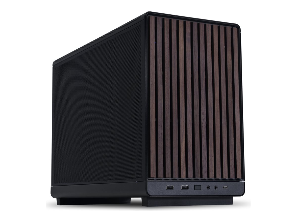 Lian Li A3-mATX-WD Black Micro Tower Schwarz, Holz