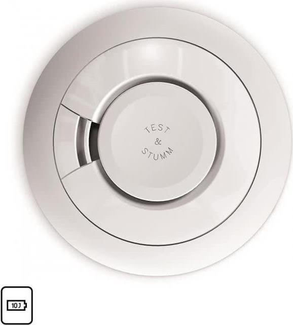 EIEL EI650i-0L177 Rauchwarnmelder 10Pack m.10Jahres-Lithium-Batterie (Ei650i10Pack)