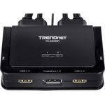 Trendnet TK-220DPI Tastatur/Video/Maus (KVM)-Switch Schwarz (TK-220DPi)