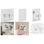 LogiLink Lochplatten-Organizer/Kombination Wandmontage (PB0105)