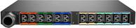 Vertiv Geist Rack PDU, Monitored (Outlet Level), EC, 1U, input IEC 60309 230/400V 3x32A, combi outlets (12)C13 or C19 (VP6G31A1)