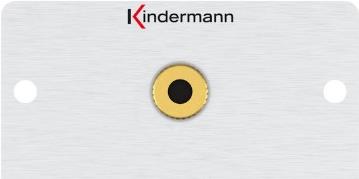 KINDERMANN KIND Anschlussblende Audio 7444000411 Klinke Lötanschluss