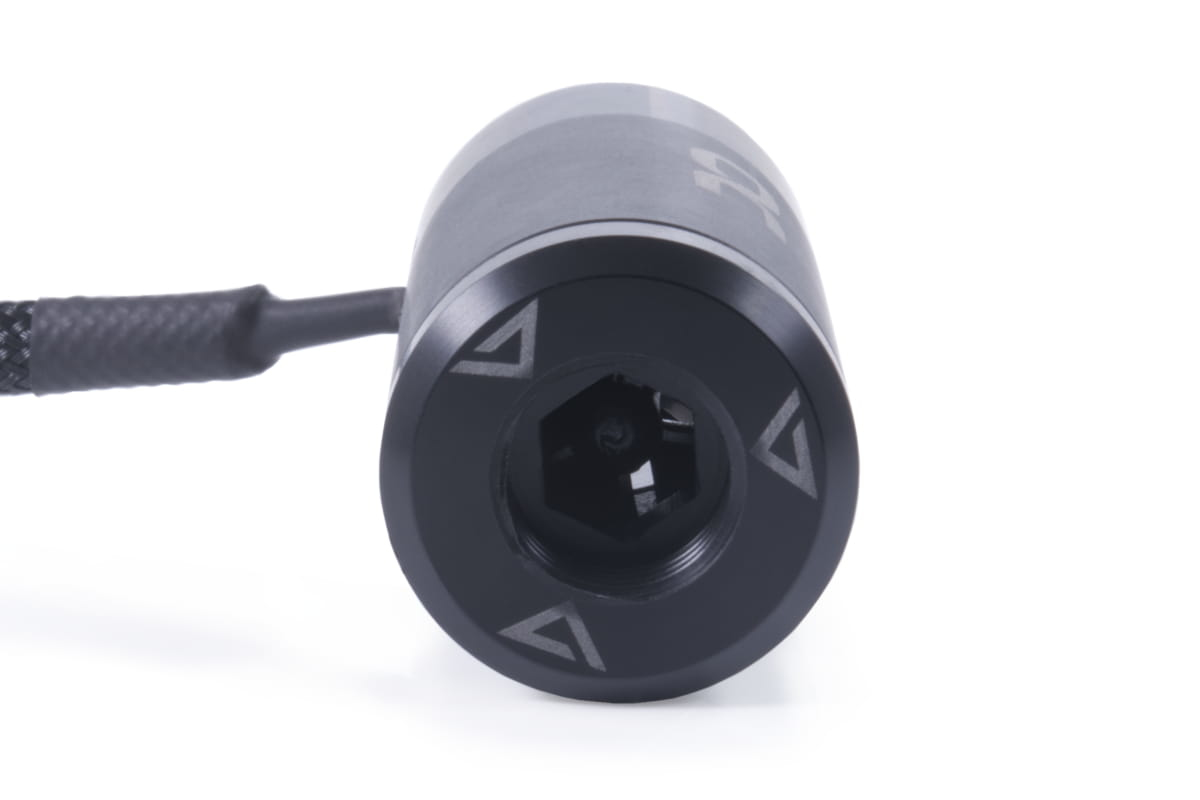 Alphacool 17558 Durchflussanzeiger Acetal 1/4" Schwarz