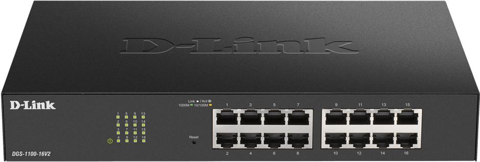 D-Link DGS 1100-24PV2 Switch Smart 24 x 10/100/1000 12 PoE+ DGS