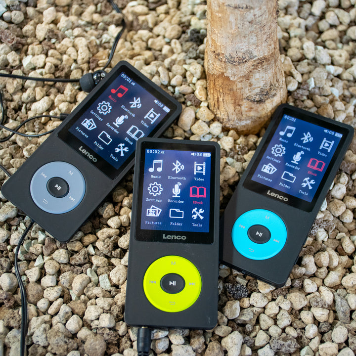 Lenco XEMIO XEMIO-860BU 8 GB MP3-Player Schwarz, Blau