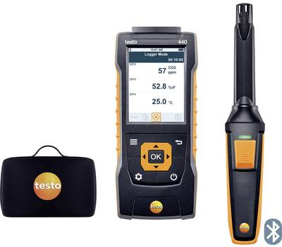 testo Kohlendioxid-Messgerät 440 Set CO2 0 - 10000 ppm 0563 4405 (0563 4405)