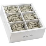 SLIM KAT6A 10 Gigabit Lightpatchkabel, 0,50m, U/FTP, Ø 3,8mm, grau, 90-Pack KAT6A LIGHT geschirmt (SLIM-LS-K6A 0.5 90)