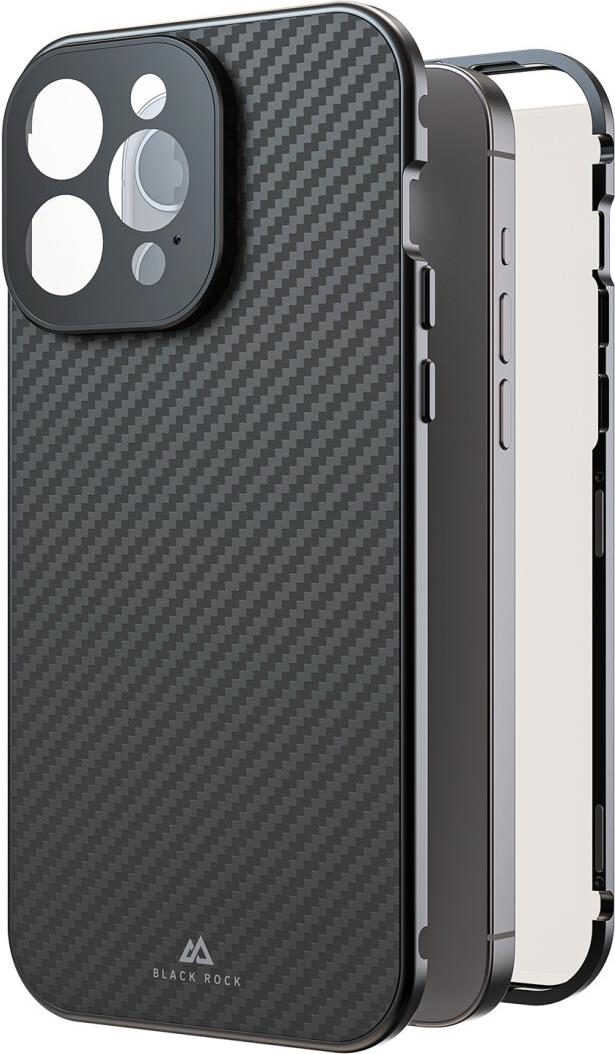 Black Rock Cover 360° Glass für Apple iPhone 16 Pro Max, Real Carbon (00228101)