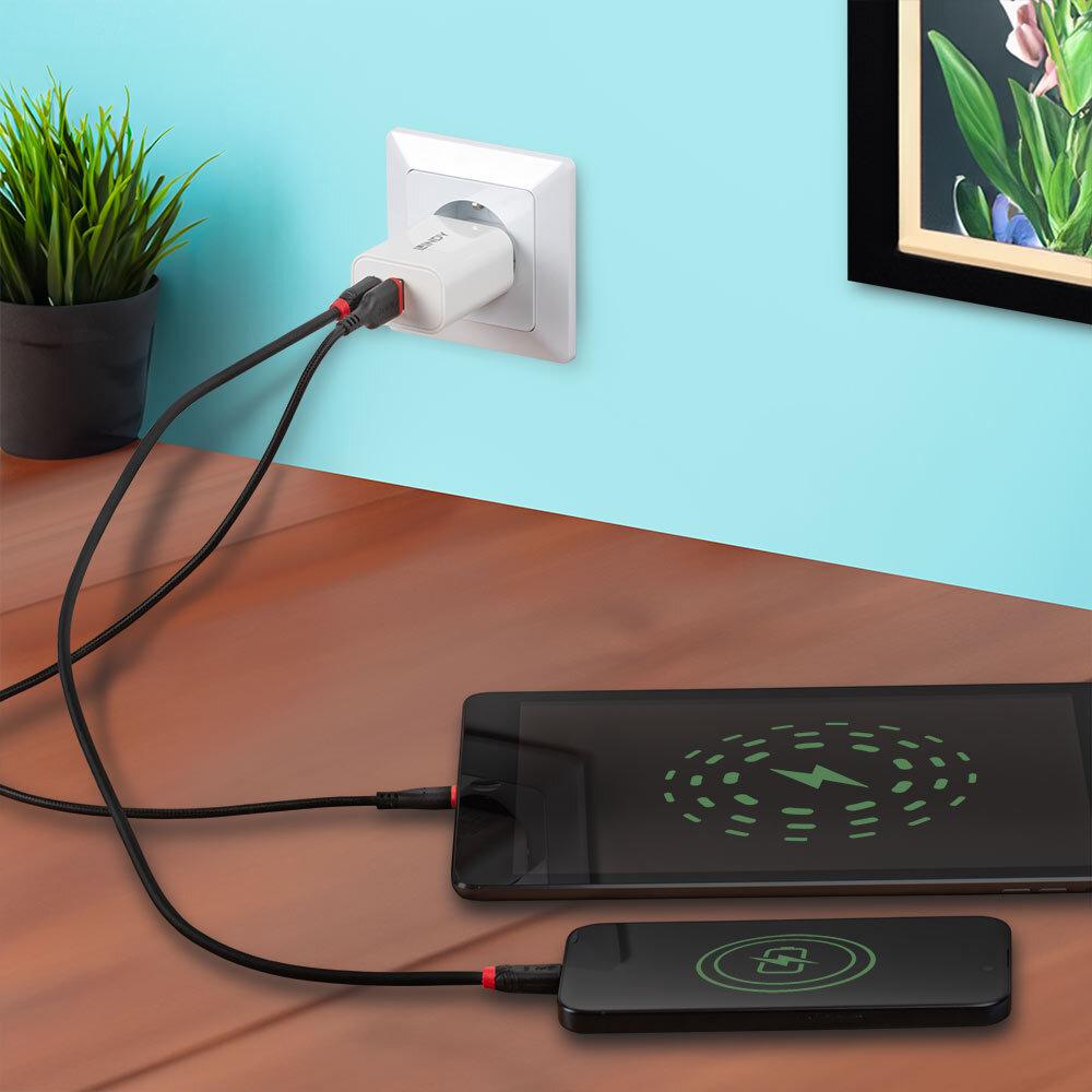 Lindy Netzteil 30W USB-A & USB-C PD 3.0 Weiß