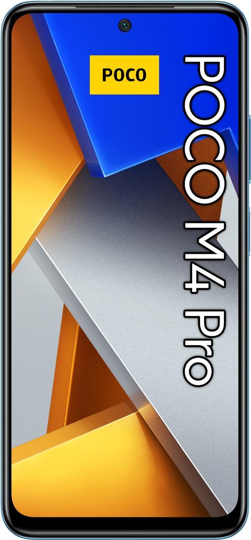Xiaomi POCO M4 Pro 256GB Cool Blue [16,33cm (6,43") AMOLED Display, MIUI 13 for Poco, 64MP Triple-Kamera] (MZB0B13EU)