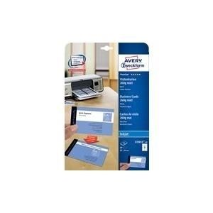 Avery QuickundClean - Hochglanzpapier - weiß - 220 g/m2 - 25 Stck. 200) (C320... - Avery QuickundClean - Hochglanzpapier - weiß - 220 g/m2 - 25 Stck. 200) (C320...