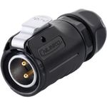 Industrie-Steckverbinder S1 - Power (2-Pin) Stecker mit Klick-Arretierung, Lötanschluss, M20, IP65/6 (IC01-20P201)