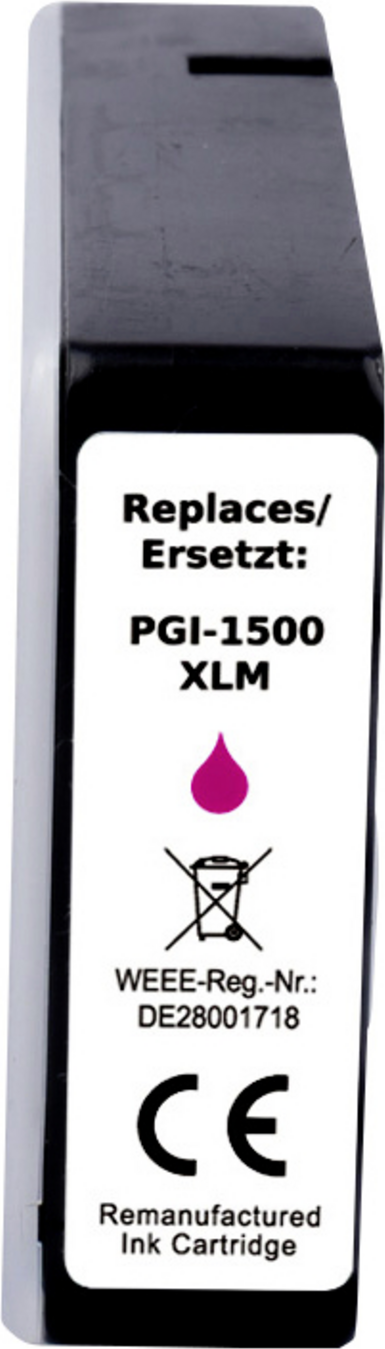 Renkforce Druckerpatrone ersetzt Canon PGI-1500M XL Kompatibel Magenta RF-CPGI1500XLM (RF-6736470)