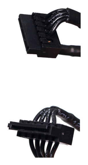 Xilence XZ182 SATA-Kabel 0,5 m Schwarz