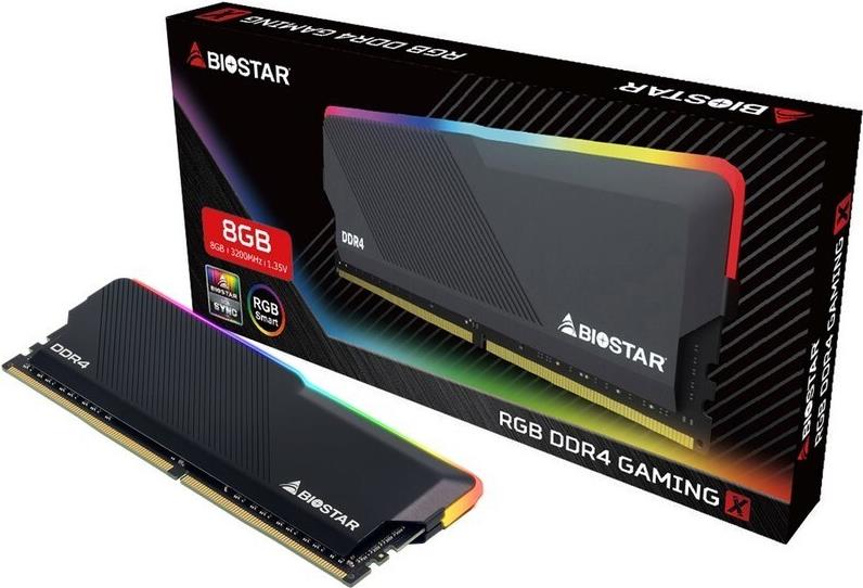 Biostar RGB DDR4 GAMING X Speichermodul 8 GB 1 x 8 GB 3200 MHz (DMD32EU4R8)