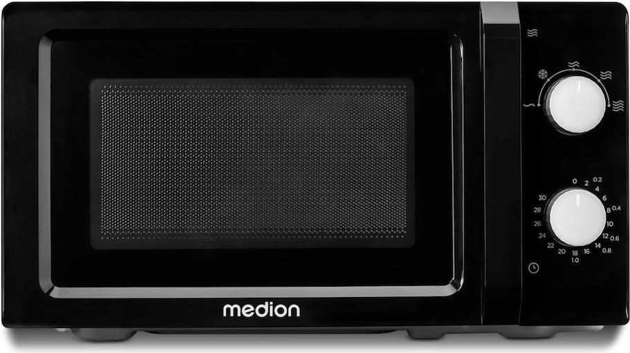 Medion MD 11475 Mikrowelle schwarz/weiß 20l (50073790)