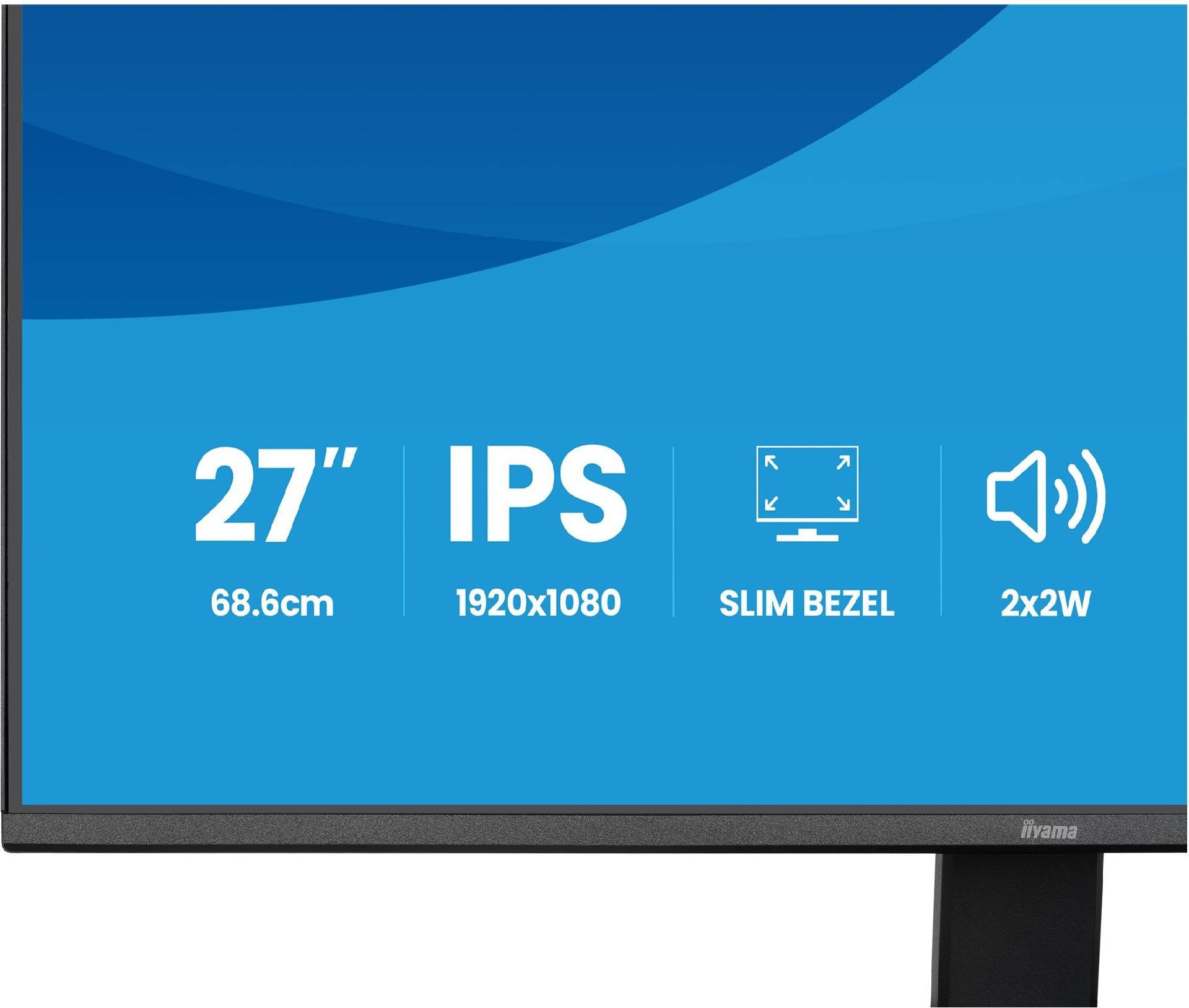 iiyama ProLite X2791HS-B1 27" 1920 x 1080 IPS 120 Hz Schwarz