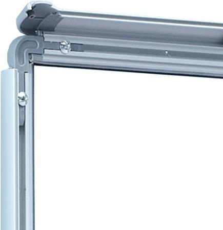 Nobo Plakatrahmen A2, 478 x 652 mm, Eloxiertes Aluminium, Silber