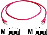 Telegärtner Patchkabel, Kat.5e, foliengeschirmt, 20 m, rot (L00006D0087)