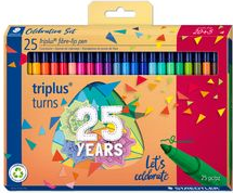 STAEDTLER Fasermaler triplus color, 20 + 5 Celebration Set Strichstärke: 1,0 mm, dreieckig, druckgesicherte Spitze, - 1 Stück (323 C25 TA)