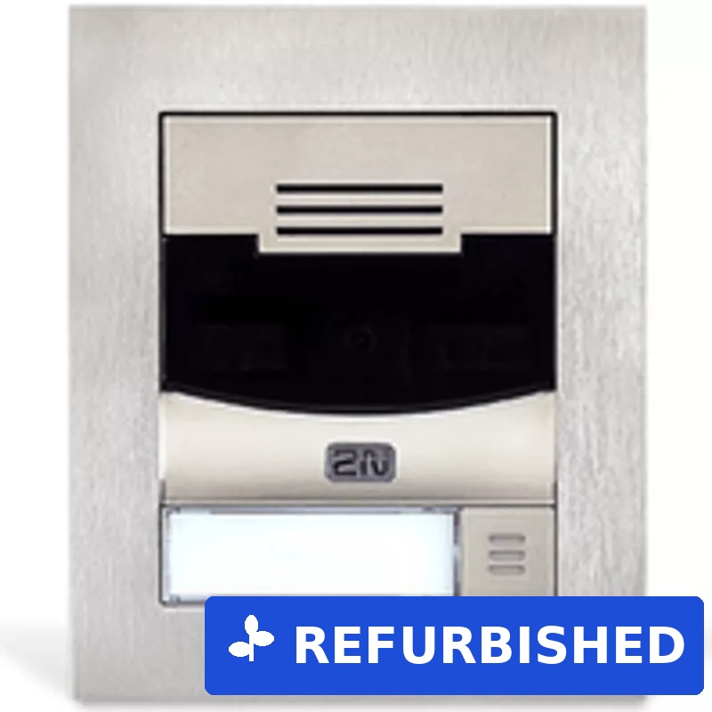2N Telecommunications 9155301F Video-Zugangssystem Satinierter Stahl (9155301F) (geöffnet)