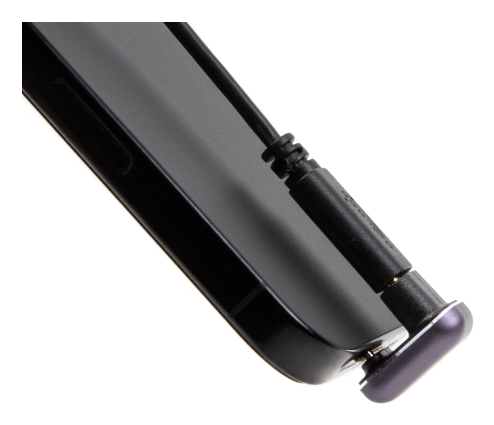 Delock USB-C Adapter 180° gewinkelt U-Form 40 Gbps PD 3.1 240 W 8K 60 Hz Violett