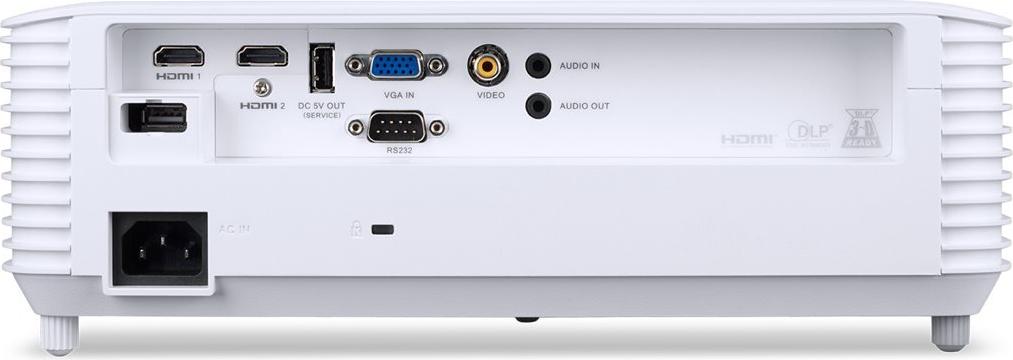 Acer P1258i DLP-Projektor XGA 1024x768 4800 ANSI-Lumen 20.000:1 2x HDMI