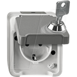 MERTEN SCHUKO-Steckd.m.BRS MEG2416-8029 versch. Schliessungen, li MEG2416-8029 (MEG2416-8029)