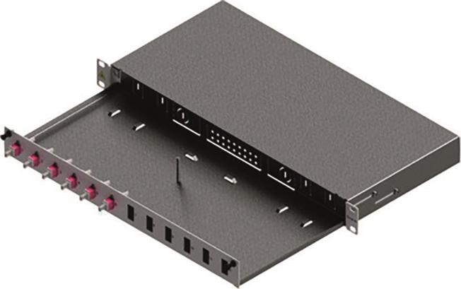 EasyLan LWL Verteilerfeld Basic LSB0A224Grade C 1HE/12P 6xLC-Duplex OM4 - Glasfaser (LWL) (LSB0A224)