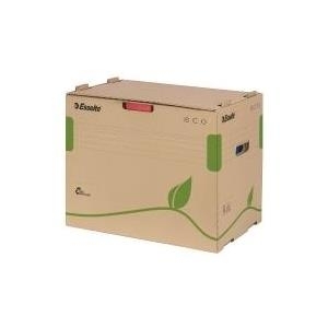 Esselte Archiv-Container ECO für Ordner, braun aus 100% recycelter Pappe, zu 100% wiederverwertbar, - 10 Stück (623920)