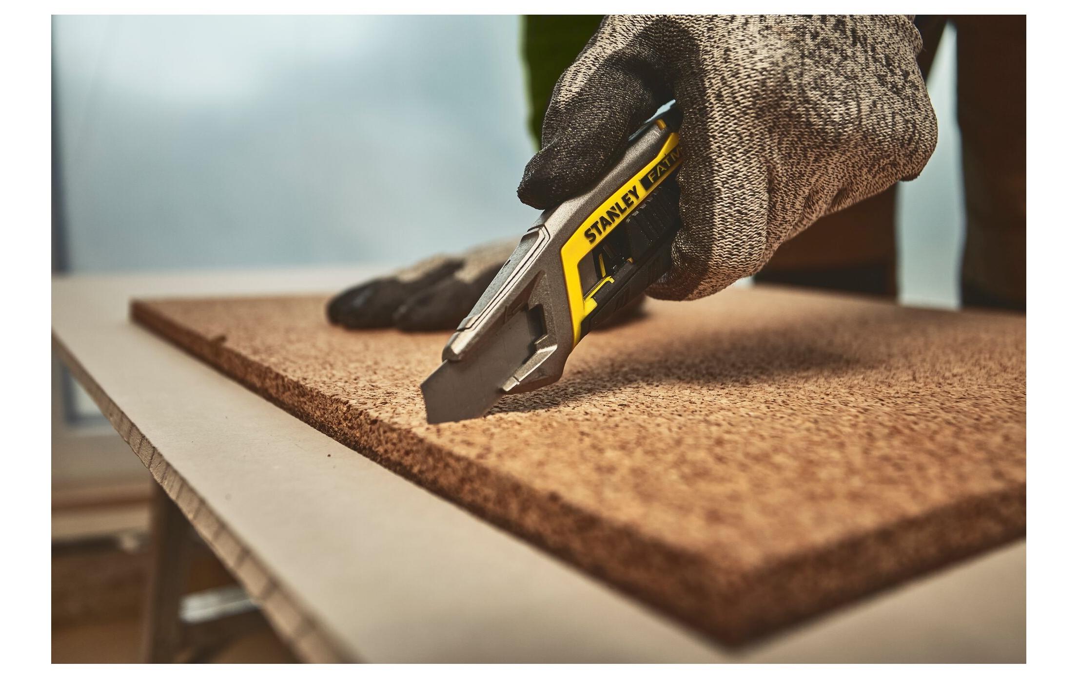 Stanley FATMAX FMHT10594-0 Universalmesser 18 mm 165 mm Schwarz, Gelb