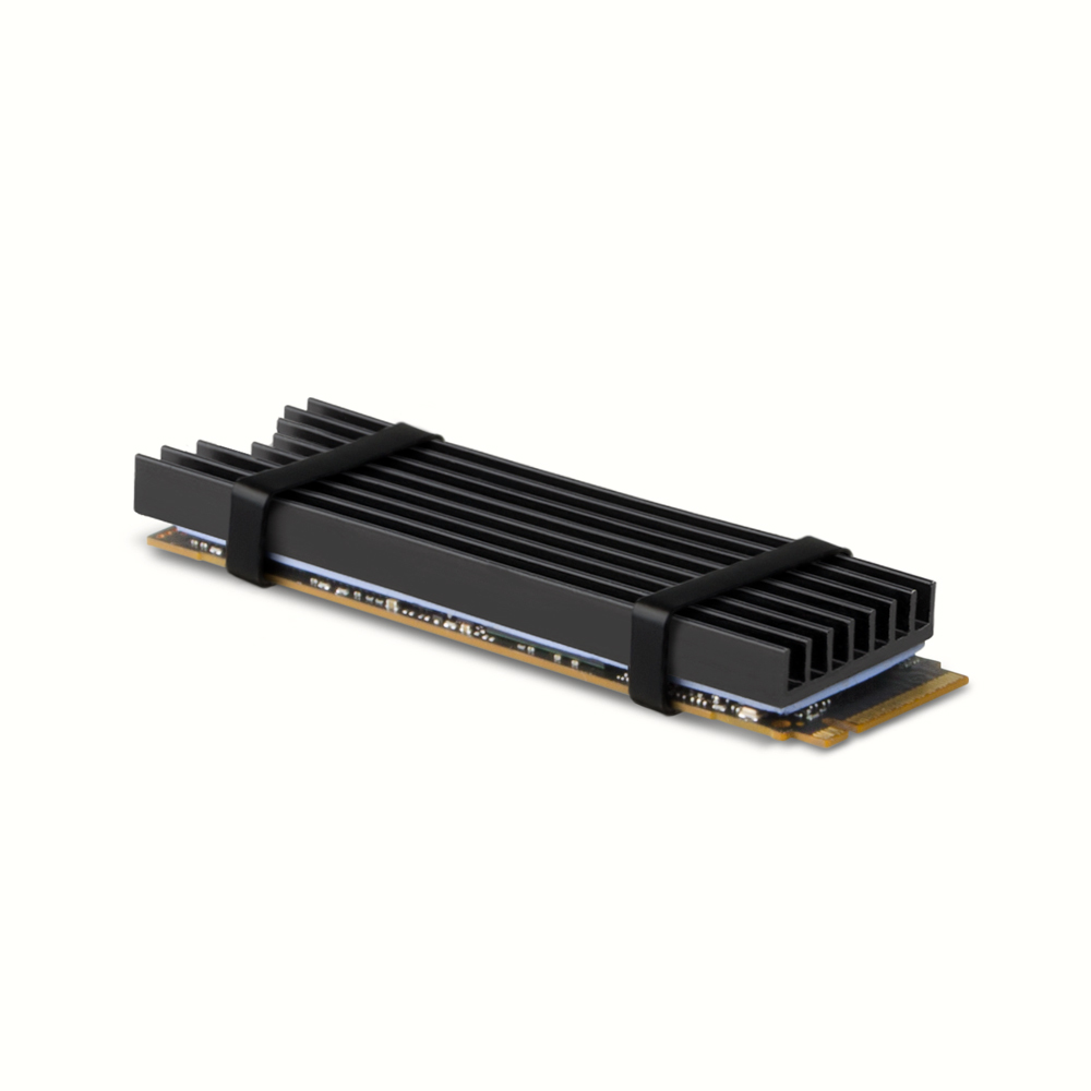 AXAGON CLR-M2L6 M.2 SSD Kühlkörper Aluminium 2280 6 mm Schwarz