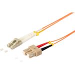 S-Conn 77960 Glasfaserkabel 10 m LC SC OM2 Orange (77960)