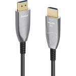 Hama Ultra High Speed HDMI™-Kabel, Glasfaser, AOC, zertifiziert, 8K, Alu, 15 m (00202036)