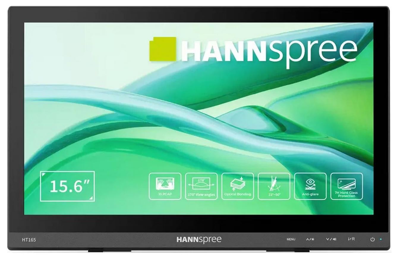 HANNSPREE HT165HPB 39,62cm 15,6Zoll 1920x1080 16:9 250cd/m2 HDMI USB VGA (P) (HT165HPB)