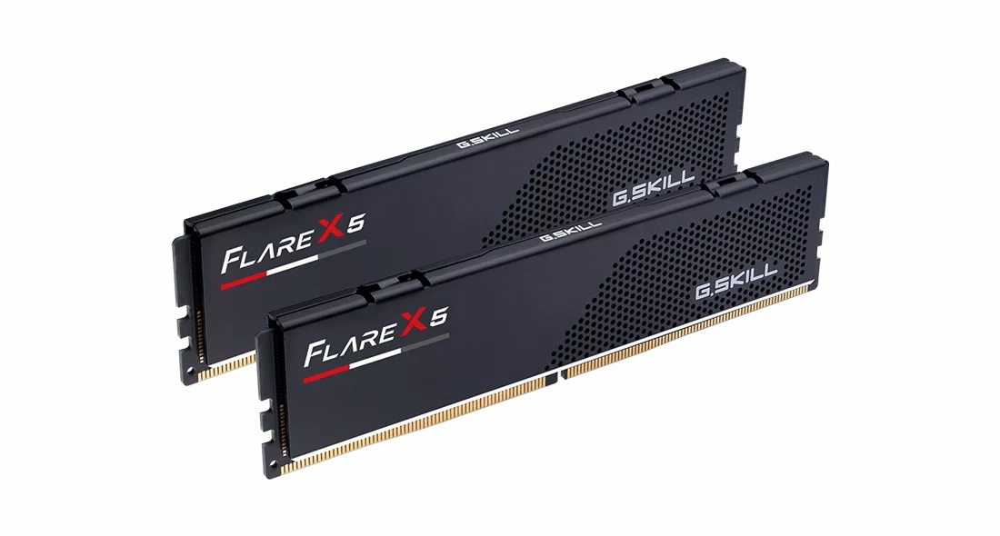 G.Skill Flare X5 (for AMD) DDR5 32 GB RAM 6000 MT/s CL32 Low Profile Schwarz