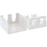 InLine® Anschlussdose Aufputz für 2x Keystone RJ45 Buchse, weiß (76202B)