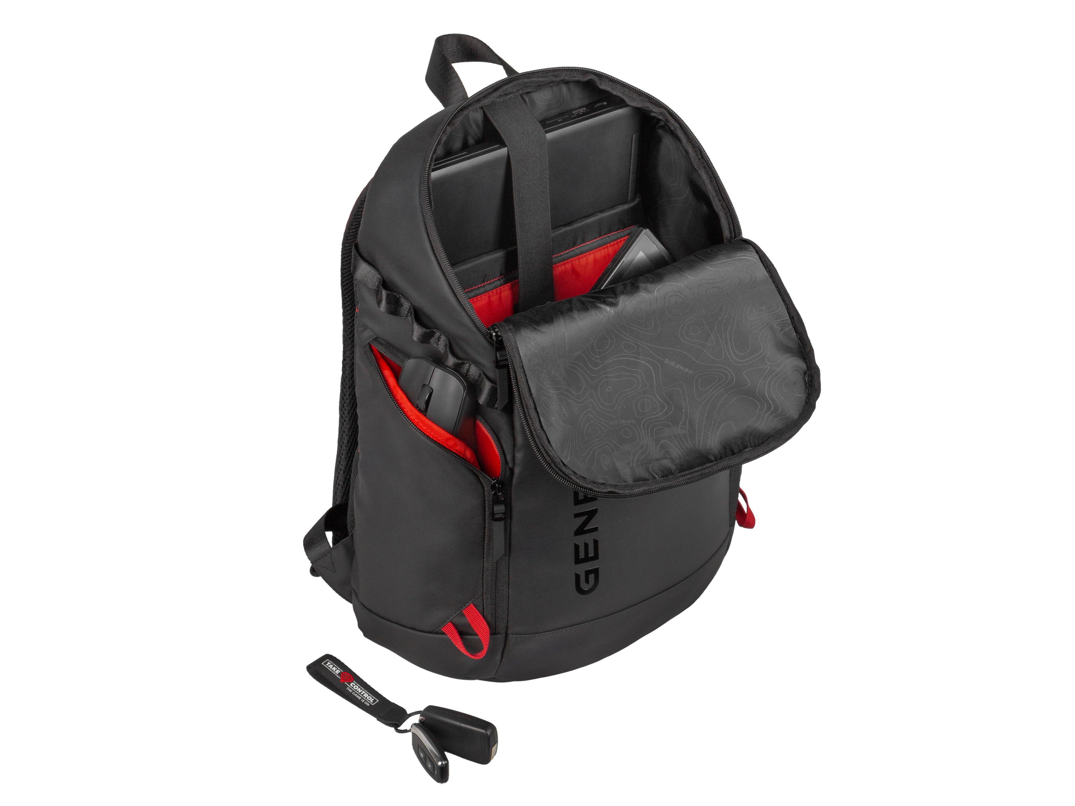 Genesis Pallad 420 15.6" Notebook-Rucksack Schwarz