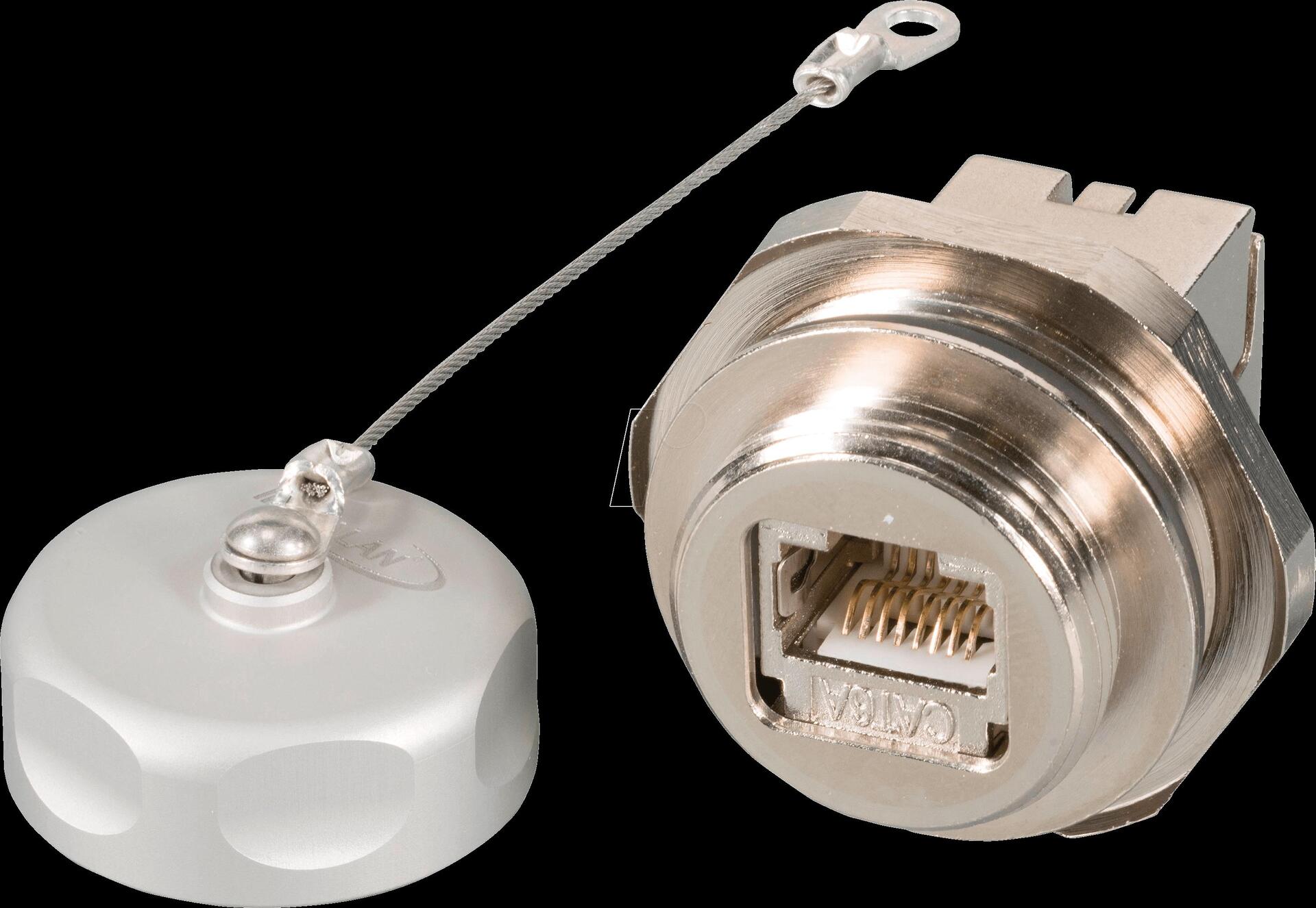 EFB-Elektronik IP67 Einbaubuchse, M25, RJ45 Cat.6A E-20070, für Cat.5/6/7 Kabel Hersteller: EFB Elektronik (IP67EBRJ45KSFL)